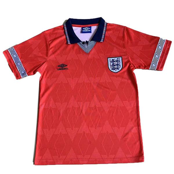 England away retro soccer jersey maillot match men's 2ed sportwear football shirt 1990